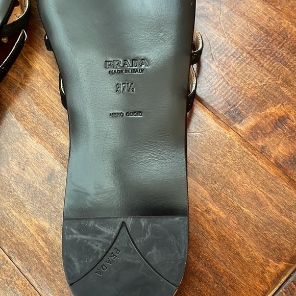 Prada 2008 Fairy Collection slip on thong sandal. NWOT - Picture 6 of 9